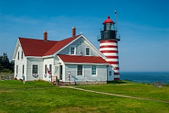 West Quoddy Head Lighthouse in Maine